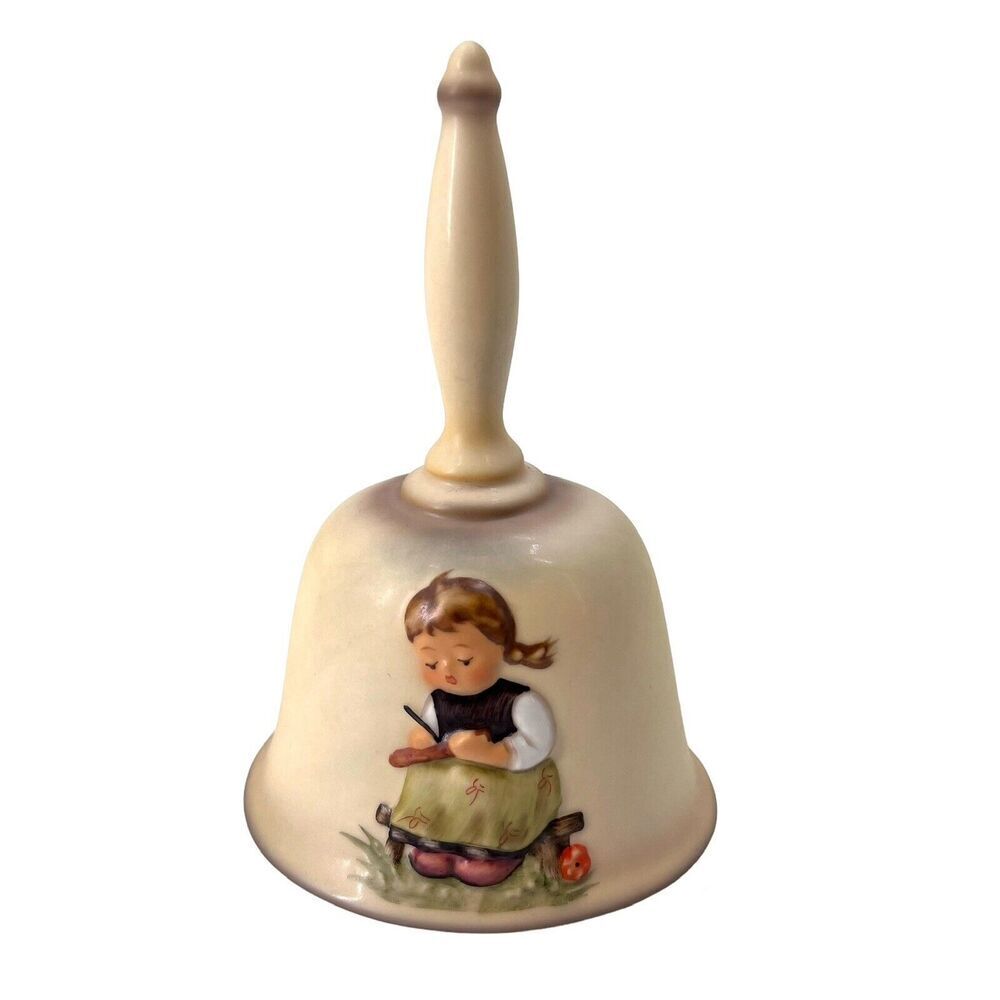 Hummel Goebel Busy Student 1988 Annual Bell Bas Relief 11th Edition HUM710